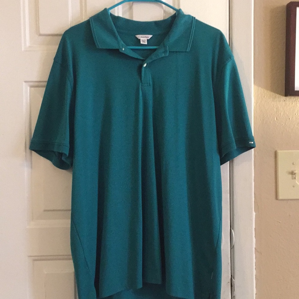 solid men’s Calvin Klein polo